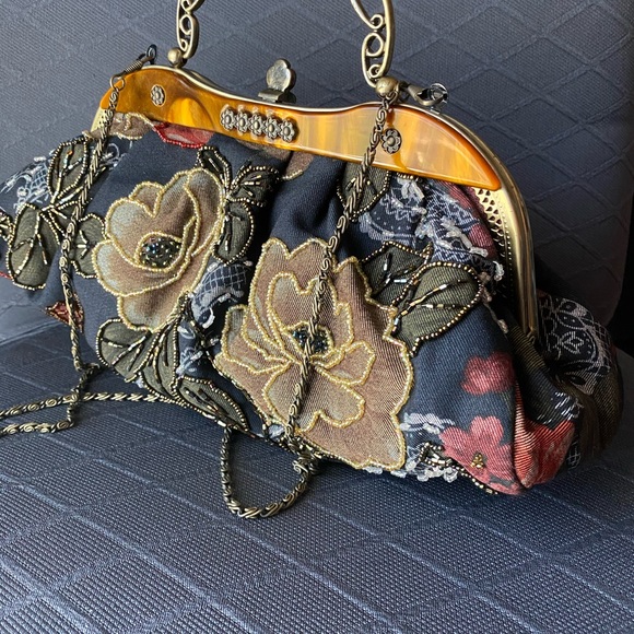 Beautiful Vintage handbag purse clutch - Picture 7 of 9